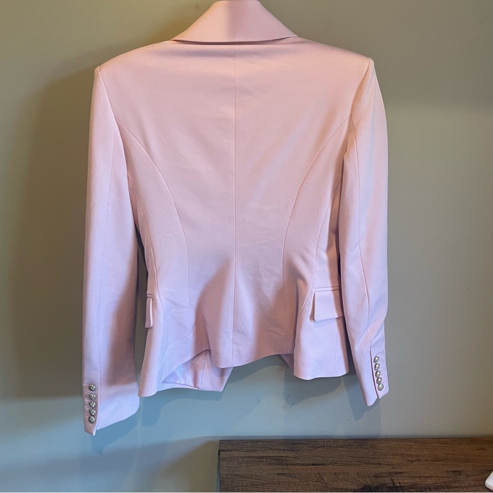 Rachel Parcell Pale Pink Double-Breasted Blazer - Picture 8 of 12